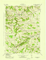 Van Hornesville New York Historical topographic map, 1:31680 scale, 7.5 X 7.5 Minute, Year 1945