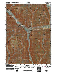 Van Etten New York Historical topographic map, 1:24000 scale, 7.5 X 7.5 Minute, Year 2010