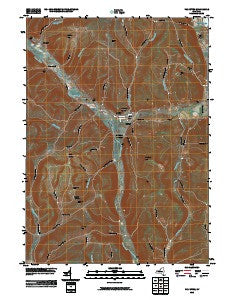 Van Etten New York Historical topographic map, 1:24000 scale, 7.5 X 7.5 Minute, Year 2010