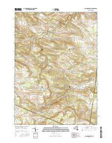 Van Hornesville New York Current topographic map, 1:24000 scale, 7.5 X 7.5 Minute, Year 2016