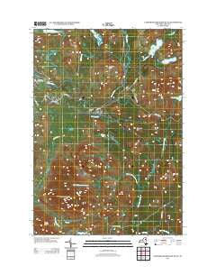 Vanderwhacker Mountain New York Historical topographic map, 1:24000 scale, 7.5 X 7.5 Minute, Year 2013