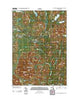 Vanderwhacker Mountain New York Historical topographic map, 1:24000 scale, 7.5 X 7.5 Minute, Year 2013