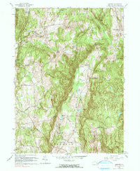 Verbank New York Historical topographic map, 1:24000 scale, 7.5 X 7.5 Minute, Year 1960