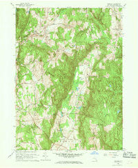 Verbank New York Historical topographic map, 1:24000 scale, 7.5 X 7.5 Minute, Year 1960