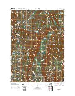 Verbank New York Historical topographic map, 1:24000 scale, 7.5 X 7.5 Minute, Year 2013