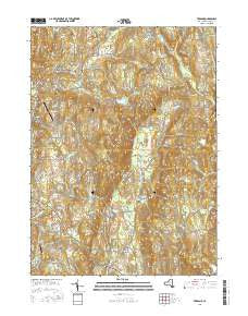 Verbank New York Current topographic map, 1:24000 scale, 7.5 X 7.5 Minute, Year 2016