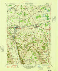 Vernon New York Historical topographic map, 1:31680 scale, 7.5 X 7.5 Minute, Year 1948