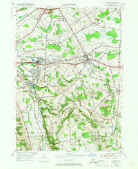 Vernon New York Historical topographic map, 1:24000 scale, 7.5 X 7.5 Minute, Year 1955