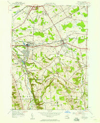 Vernon New York Historical topographic map, 1:24000 scale, 7.5 X 7.5 Minute, Year 1955