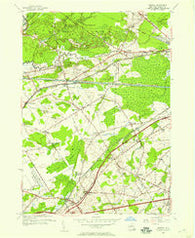 Verona New York Historical topographic map, 1:24000 scale, 7.5 X 7.5 Minute, Year 1955