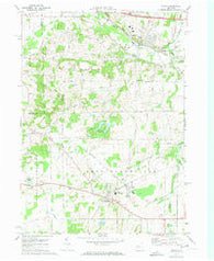 Victor New York Historical topographic map, 1:24000 scale, 7.5 X 7.5 Minute, Year 1971