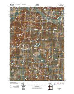 Victor New York Historical topographic map, 1:24000 scale, 7.5 X 7.5 Minute, Year 2010