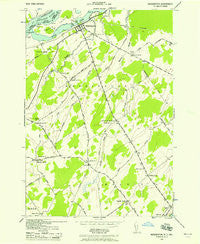 Waddington New York Historical topographic map, 1:24000 scale, 7.5 X 7.5 Minute, Year 1942