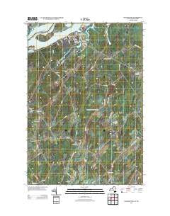Waddington New York Historical topographic map, 1:24000 scale, 7.5 X 7.5 Minute, Year 2013
