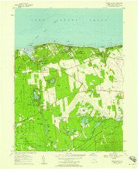 Wading River New York Historical topographic map, 1:24000 scale, 7.5 X 7.5 Minute, Year 1957