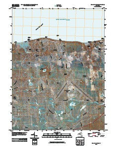 Wading River New York Historical topographic map, 1:24000 scale, 7.5 X 7.5 Minute, Year 2010