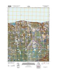 Wading River New York Historical topographic map, 1:24000 scale, 7.5 X 7.5 Minute, Year 2013