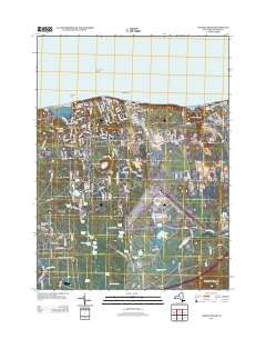 Wading River New York Historical topographic map, 1:24000 scale, 7.5 X 7.5 Minute, Year 2013