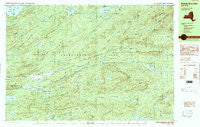 Wakely Mountain New York Historical topographic map, 1:25000 scale, 7.5 X 15 Minute, Year 1990
