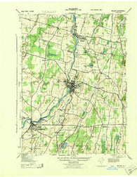 Walden New York Historical topographic map, 1:31680 scale, 7.5 X 7.5 Minute, Year 1943