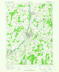 Walden New York Historical topographic map, 1:24000 scale, 7.5 X 7.5 Minute, Year 1957