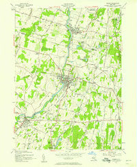 Walden New York Historical topographic map, 1:24000 scale, 7.5 X 7.5 Minute, Year 1957