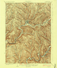 Walton New York Historical topographic map, 1:62500 scale, 15 X 15 Minute, Year 1925