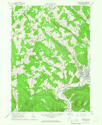 Walton West New York Historical topographic map, 1:24000 scale, 7.5 X 7.5 Minute, Year 1965
