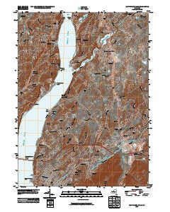 Wappingers Falls New York Historical topographic map, 1:24000 scale, 7.5 X 7.5 Minute, Year 2010