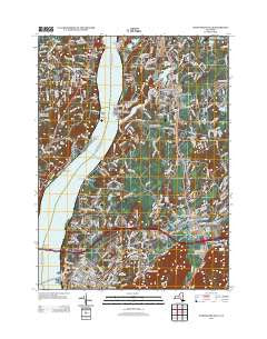 Wappingers Falls New York Historical topographic map, 1:24000 scale, 7.5 X 7.5 Minute, Year 2013