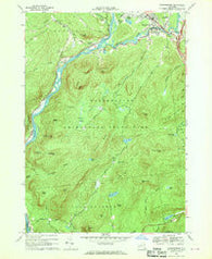 Warrensburg New York Historical topographic map, 1:24000 scale, 7.5 X 7.5 Minute, Year 1966