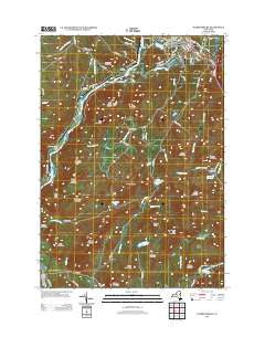 Warrensburg New York Historical topographic map, 1:24000 scale, 7.5 X 7.5 Minute, Year 2013