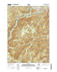 Warrensburg New York Current topographic map, 1:24000 scale, 7.5 X 7.5 Minute, Year 2016