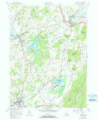 Warwick New York Historical topographic map, 1:24000 scale, 7.5 X 7.5 Minute, Year 1957