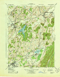 Warwick New York Historical topographic map, 1:31680 scale, 7.5 X 7.5 Minute, Year 1943