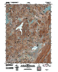 Warwick New York Historical topographic map, 1:24000 scale, 7.5 X 7.5 Minute, Year 2010