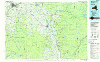 Watertown New York Historical topographic map, 1:100000 scale, 30 X 60 Minute, Year 1985