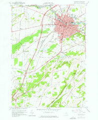 Watertown New York Historical topographic map, 1:24000 scale, 7.5 X 7.5 Minute, Year 1959