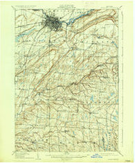 Watertown New York Historical topographic map, 1:62500 scale, 15 X 15 Minute, Year 1909