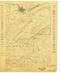 Watertown New York Historical topographic map, 1:62500 scale, 15 X 15 Minute, Year 1898