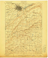 Watertown New York Historical topographic map, 1:62500 scale, 15 X 15 Minute, Year 1909