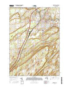 Watertown New York Current topographic map, 1:24000 scale, 7.5 X 7.5 Minute, Year 2016