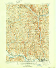 Waverly New York Historical topographic map, 1:62500 scale, 15 X 15 Minute, Year 1902