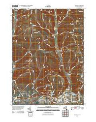Waverly New York Historical topographic map, 1:24000 scale, 7.5 X 7.5 Minute, Year 2010