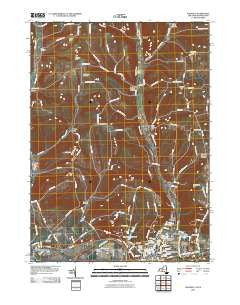 Waverly New York Historical topographic map, 1:24000 scale, 7.5 X 7.5 Minute, Year 2010