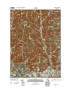 Waverly New York Historical topographic map, 1:24000 scale, 7.5 X 7.5 Minute, Year 2013