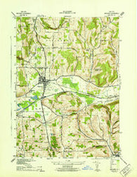 Wayland New York Historical topographic map, 1:31680 scale, 7.5 X 7.5 Minute, Year 1942