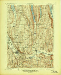 Wayland New York Historical topographic map, 1:62500 scale, 15 X 15 Minute, Year 1904