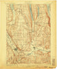 Wayland New York Historical topographic map, 1:62500 scale, 15 X 15 Minute, Year 1904