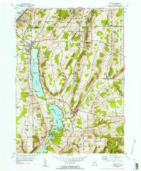 Wayne New York Historical topographic map, 1:24000 scale, 7.5 X 7.5 Minute, Year 1953